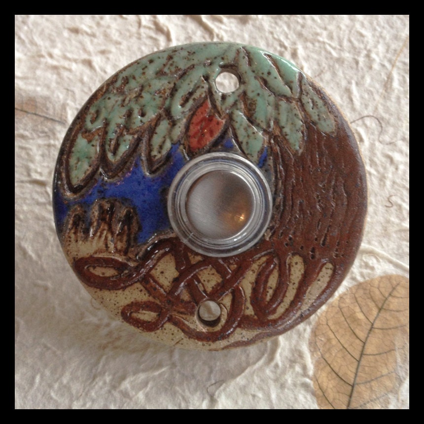 Tree of Life Stoneware Doorbell