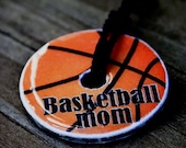 Sports Team Gifts Personalized Basketball Baseball Football Washer Pendant Necklace Custom Name