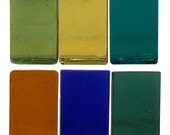 Art Glass Blocks for garden, porch, window or tabletop display
