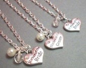 Mother of the Bride/Groom Charm Necklaces
