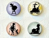 Magnet Set Children Silohuettes  "Buy 3 get 1 Free"   122-M