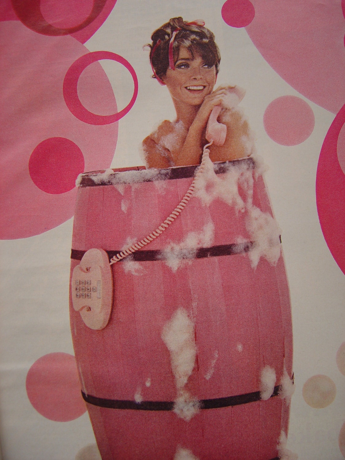 Pink Is For Girls Original Advertisement from 1960s - Lustre Creme Shampoo