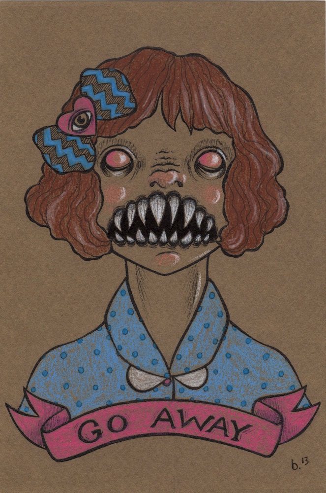 go away -- original drawing
