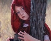 Little Red -- Signed 8x10 Print of an Original Oil Painting
