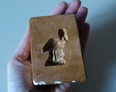 Vintage 1920s Springerle or Fondant Mold of Stork