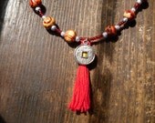 Chinese Coin/ Luck/Wealth Coins/Feng Shui Coins/Prosperity/Good Fortune Charm/Tassel Necklace