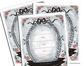 SALE 20 Old-Fashioned Boxwood Frame Invitations