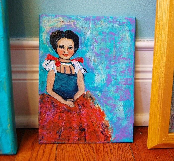 Vintage Paperdoll Portrait