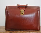 Vintage Rexbilt Best Split Cowhide Leather Briefcase