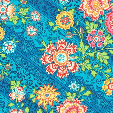 Lark - Heirloom Blue Sky PWAB075  by Amy Butler - Fabric -1/2 yard Cotton Quilt Fabric