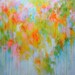 ELENA abstract painting huge 40x40 contemporary painting modern art