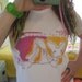 t-shirt saying "ever forward". size M. rachel awes.