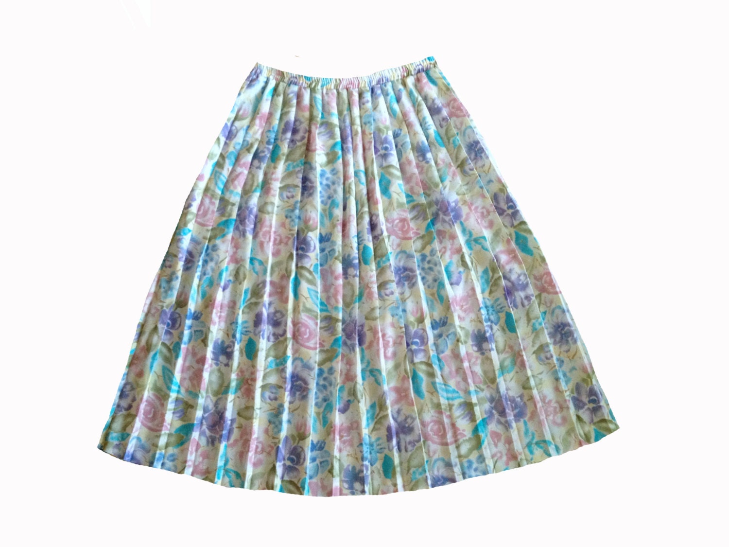 A Flower a Day Midi Skirt