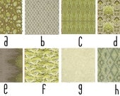 Salt Water in Green Custom Crib Bedding--YOU DESIGN, I CREATE