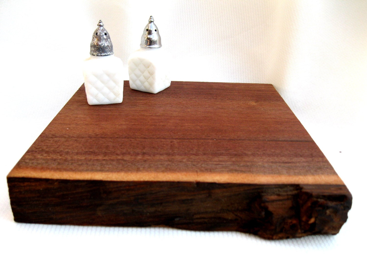 Handmade Serving Board/Cheese/Modern/ Eco Friendly/Appetizer/Natural Edge/Rustic/Black Walnut from Tessiemay