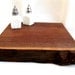 Handmade Serving Board/Cheese/Modern/ Eco Friendly/Appetizer/Natural Edge/Rustic/Black Walnut from Tessiemay