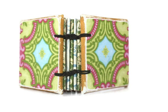 Tiny Apple Blossom Coptic Journal