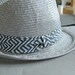 Spring Summer Grey Natural Sun Straw Hat Gray Sizal Silver Everyday Trilby Womens Fedora New Can Be Made in Any Size