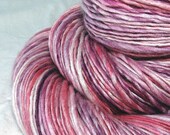 Handspun Yarn Gently Thick and Thin Single Merino and Silk 'Soft Spoken'