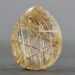 Golden, Silver Rutilated Quartz Crystal Domed Specimen - AAA Designer Gems - 24mm (5831)