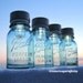 Mason Jars Solar Lights 4 Outdoor Mason Jar Lighting Antique Blue Ball Jars Garden Outdoor Lights ORIGINAL Solar Jar Design by treasureagain