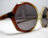Vintage Sunglasses. Large 60s Tintomatic American Optical SunVogues