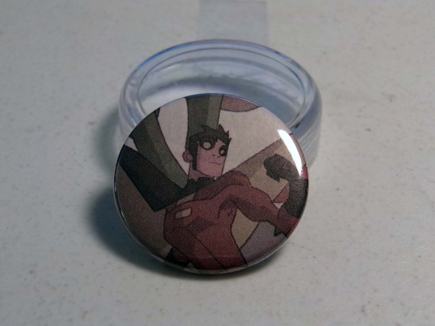 Comic Book 1.5" Button// Robin (Tim Drake)