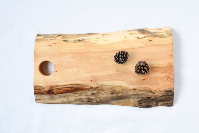Rustic Cheese Board, Natural Edge Salvaged Wood 805, Ready to Ship