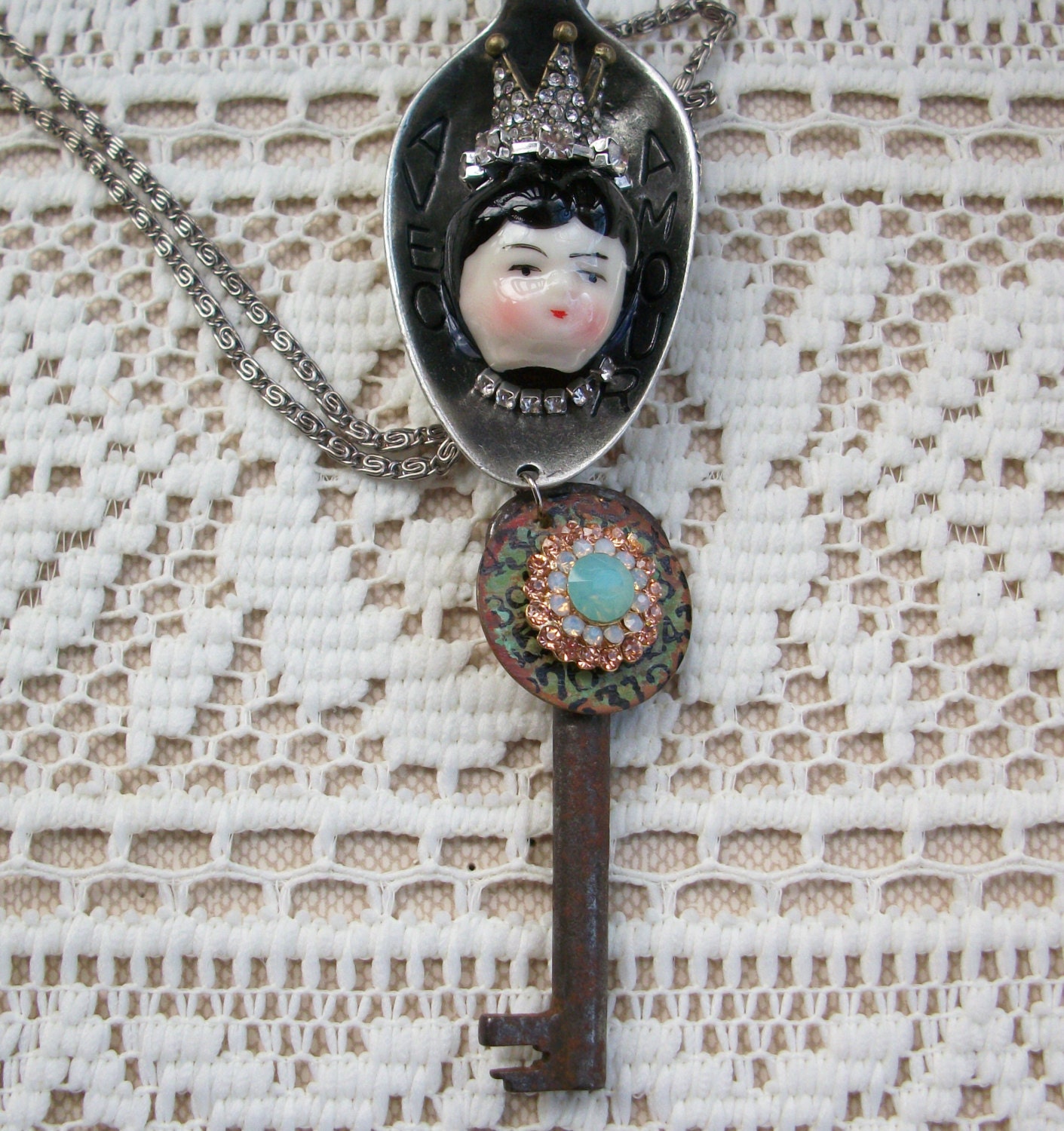 Assemblage Necklace-Princess of Everything