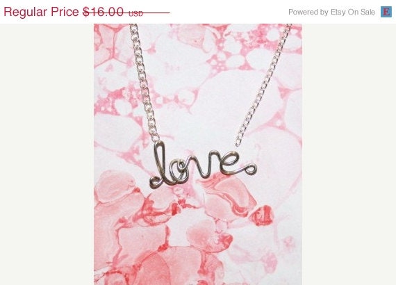 Memorial Day Weekend Sale Love Necklace