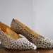 1980's leopard pumps size 11