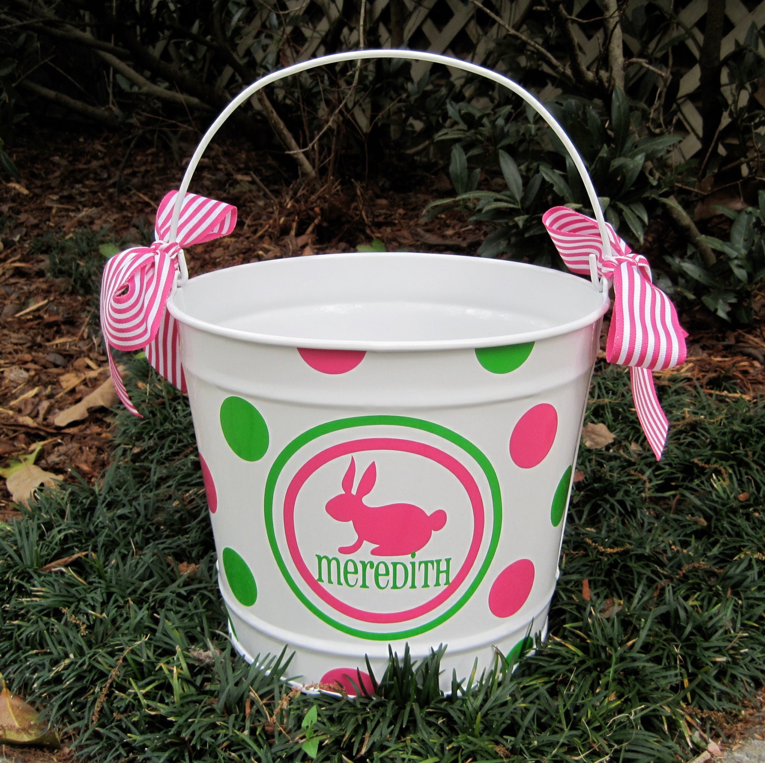 Personalized Easter Bucket 10 QT assorted colors