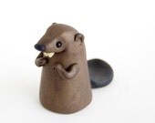 Beaver Figurine by Bonjour Poupette