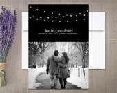 Save the Date Photo Cards, Hanging Lights