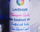 LAVENDER Gem Essence Essential Oil Spray- Therapeutic Quality Color Therapy, Chakra Balancing, Numerous FABULOUS Natural Healing Qualities