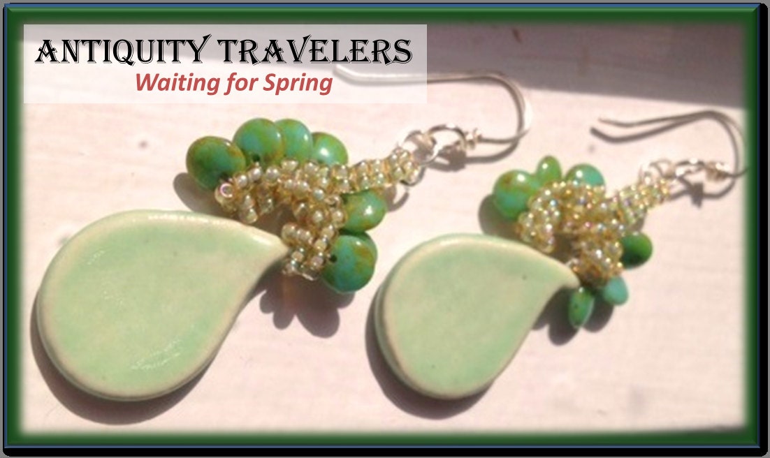 Earrings: Porcelain Charms by Suburban Girl