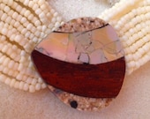 Shell & Wood Beaded Bracelet
