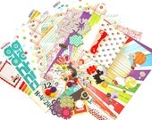 Vintage little boy red and blue scrapbooking project kit