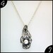 Unique Gumush FANTASY Handmade Pendant AMORPHOUS 925 Sterling Silver White Pearl