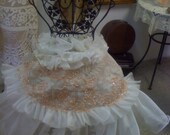 lace and pearl tutu or shawl