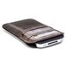 RETROMODERN aged leather iPhone 4 pocket - - ESPRESSO