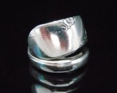 Floral Spoon Ring Eco Friendly Silverware Jewelry - Bridal Wreath