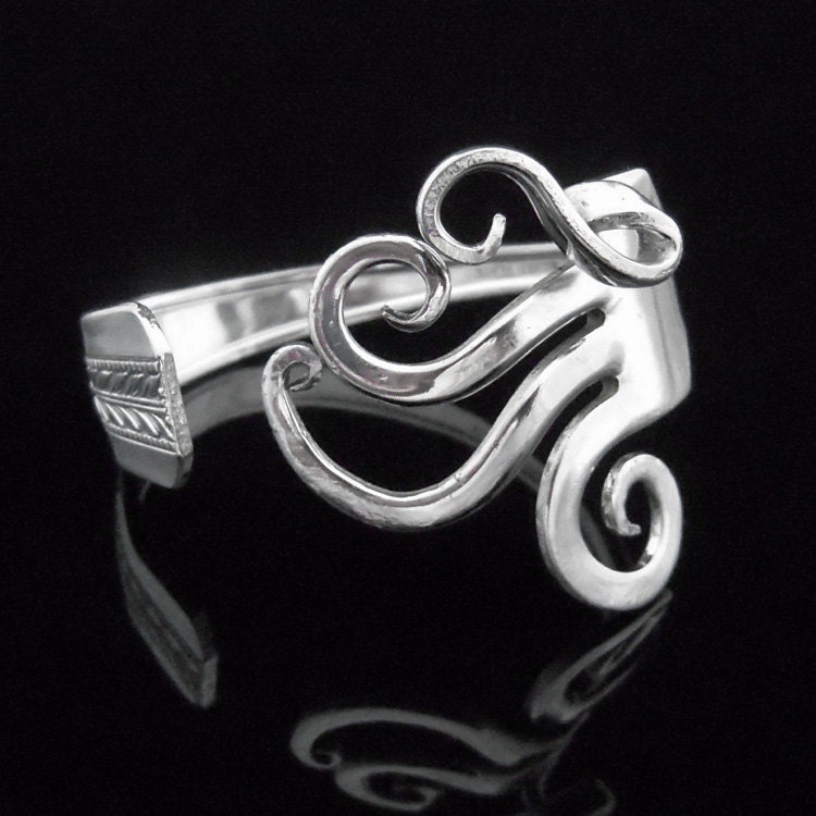 Silver Fork Bracelet in Original Fancy Design
