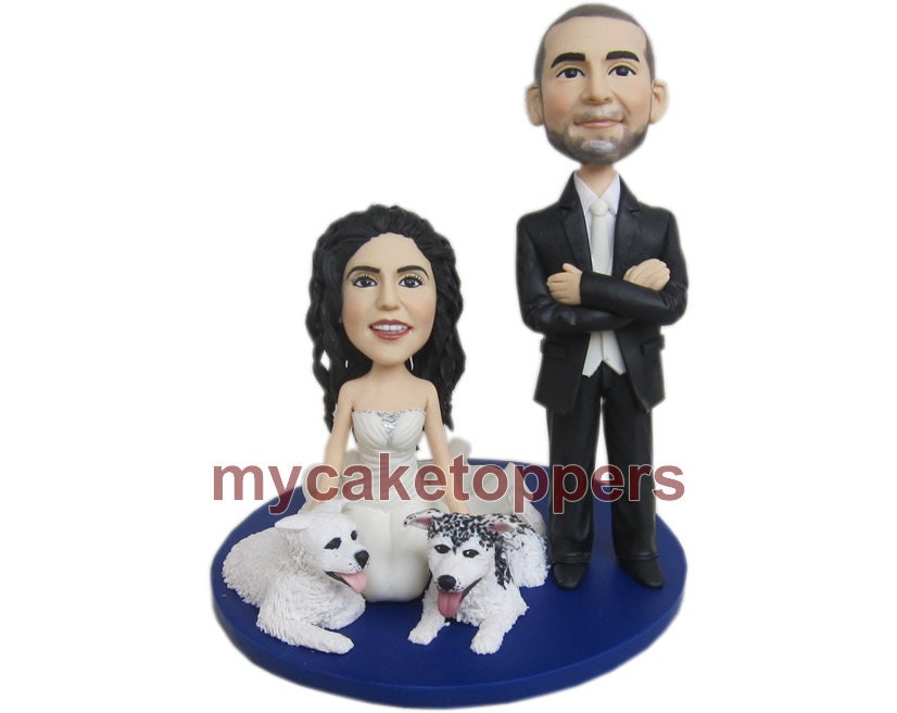 Custom wedding cake topper