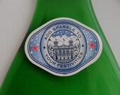 San Pellegrino Glass Bottle Recycled Into a Wall Hanging