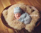 Striped Newborn Beanie