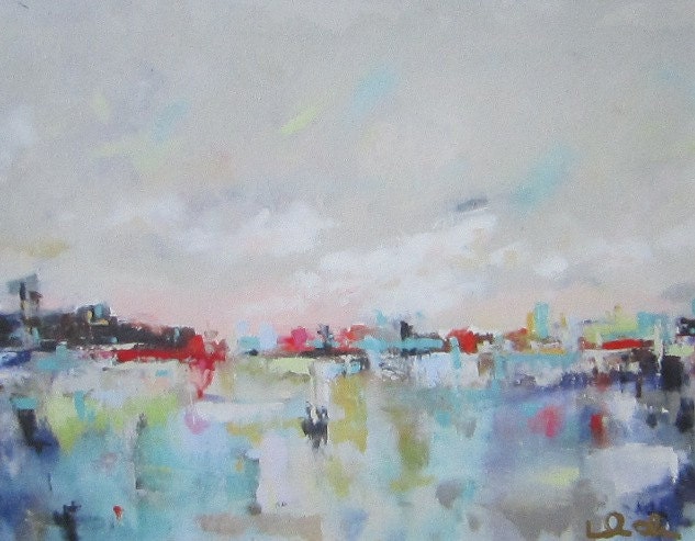 Colorscape City 8 x 10 Giclee Print, Matted to 11 x 14