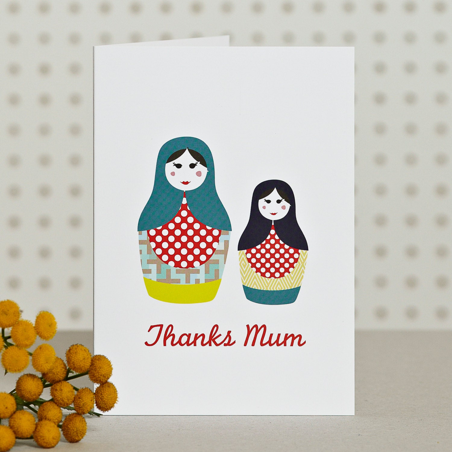 Russian Dolls - Thank You / Mothers Day Card