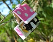 Miniature matchbox fairy doll with house