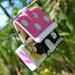 Miniature matchbox fairy doll with house